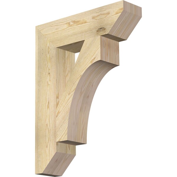 Ekena Millwork Westlake Slat Rough Sawn Bracket, Douglas Fir, 6"W x 24"D x 32"H BKT06X24X32WTL06RDF - main